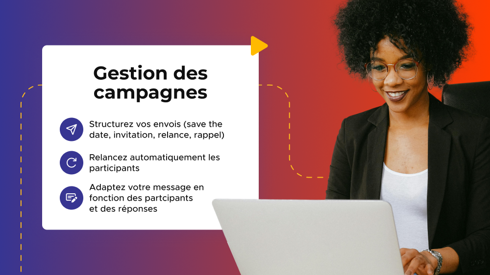 Interface de gestion des campagnes d’invitation événementielle