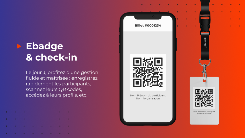 Application mobile de check-in événementiel avec QR code