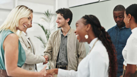 corporate networking event