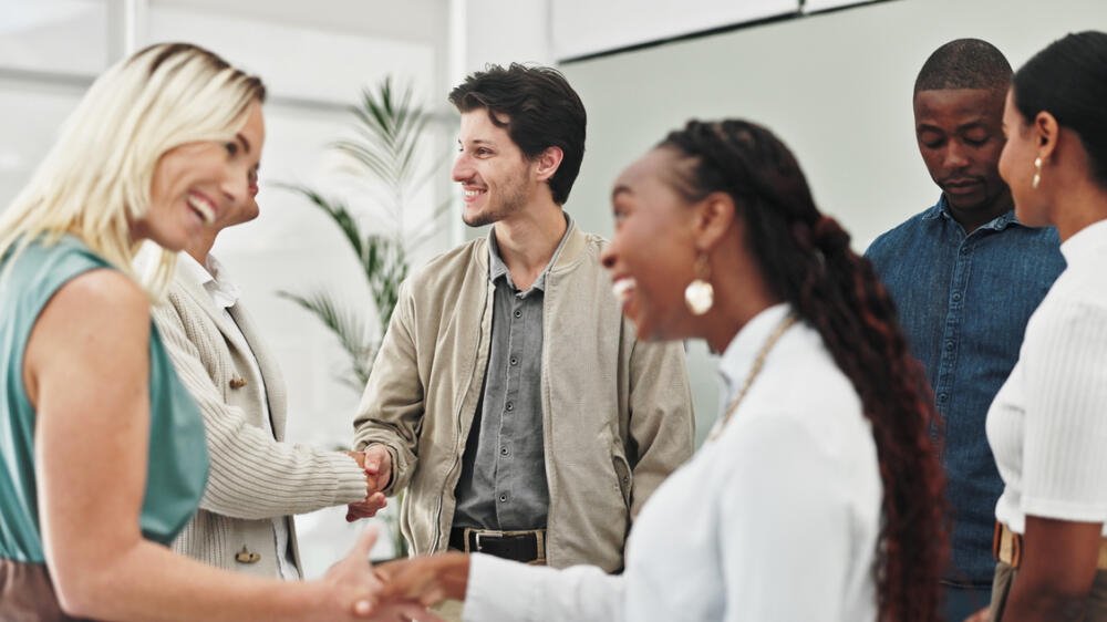 corporate networking event